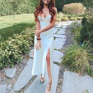 Zara Strapless White Dress